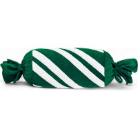 Vánoční polštář SWEET CANDY 60 cm - zelený/bílý