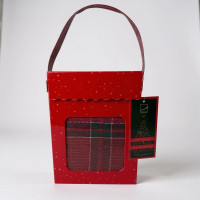 Sada utěrek MAGICAL CHRISTMAS v dárkovém balení - 2 kusy - červená/zelená