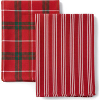 Sada utěrek VÁNOČNÍ KOUZLO v dárkovém balení - 2 kusy - červená