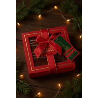 Sada utěrek VÁNOČNÍ KOUZLO v dárkovém balení - 2 kusy - červená