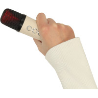 Sada karaoke reproduktoru Bluetooth + 2 mikrofony - krémový