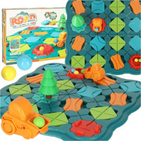 Logická desková hra bludiště s překážkovou dráhou 28 dílků Logická desková hra bludiště s překážkovou dráhou 28 dílků