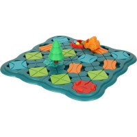 Logická desková hra bludiště s překážkovou dráhou 28 dílků