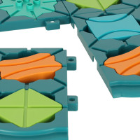 Logická desková hra bludiště s překážkovou dráhou 28 dílků