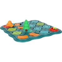 Logická desková hra bludiště s překážkovou dráhou 28 dílků