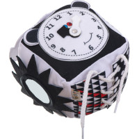 Vzdělávací smyslová kostka kontrastní - Sova