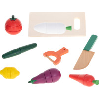 Dřevěná krájecí zelenina v krabici s příslušenstvím