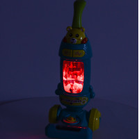 Interaktivní vysavač pro děti se zvukem - tyrkysový