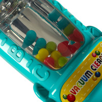 Interaktivní vysavač pro děti se zvukem - tyrkysový