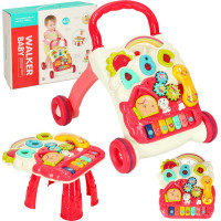 Interaktivní chodítko 4v1 - červené