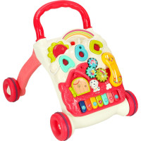 Interaktivní chodítko 4v1 - červené