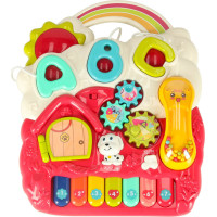 Interaktivní chodítko 4v1 - červené