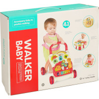 Interaktivní chodítko 4v1 - červené