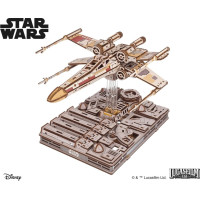 Ugears 3D dřevěná mechanická skládačka Star Wars Luke Skywalker X-Wing stíhačka Ugears 3D dřevěná mechanická skládačka Star Wars Luke Skywalker X-Wing stíhačka