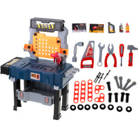 Dětský ponk do dílny s nářadím - 65 prvků