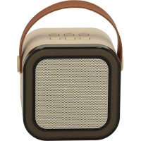 Karaoke reproduktor Bluetooth + mikrofon - béžový