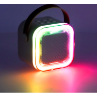 Karaoke reproduktor Bluetooth + mikrofon - béžový