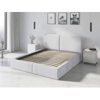 Čalouněná postel HILTON - 200x160 cm - bílá