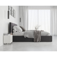 Čalouněná postel HILTON - 200x160 cm - grafitová