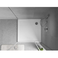 Sprchová vanička MEXEN FLOW - 110x110 cm - bílá lesklá - 46S101111