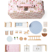 2Kids Toys Domeček pro panenky v kufříku Obývací pokoj