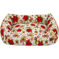 Pelíšek pro psy/kočky s vánočním motivem 70x60 cm - Vánoční hvězda