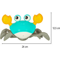 Interaktivní krab se zvukem - zelený