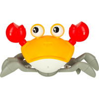 Interaktivní krab se zvukem - žlutý