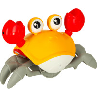 Interaktivní krab se zvukem - žlutý