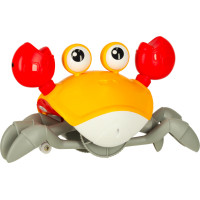 Interaktivní krab se zvukem - žlutý