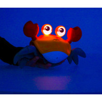 Interaktivní krab se zvukem - žlutý