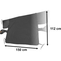 Kryt čelního skla proti zamrznutí magnetický