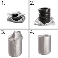 Vodotěsný kryt na pneumatiky auta 13-17 palců