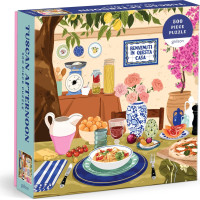 GALISON Čtvercové puzzle Odpoledne v Toskánsku 500 dílků