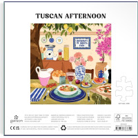 GALISON Čtvercové puzzle Odpoledne v Toskánsku 500 dílků