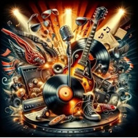 NORIMPEX Diamantové malování Hudební inspirace 30x40cm