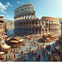 NORIMPEX Diamantové malování Koloseum 30x40cm