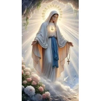 NORIMPEX Diamantové malování Panenka Marie 30x40cm