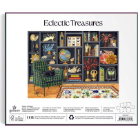 GALISON Metalické puzzle Eklektické poklady 1000 dílků