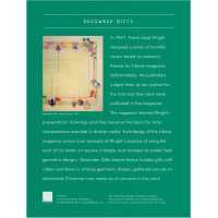 GALISON Metalické puzzle Frank Lloyd Wright: Prosincové dárky 1000 dílků