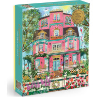 GALISON Metalické puzzle Viktoriánské sídlo v Capeside 1000 dílků