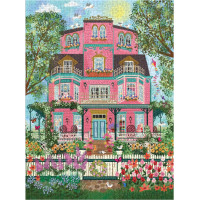 GALISON Metalické puzzle Viktoriánské sídlo v Capeside 1000 dílků