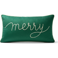 Povlak na polštář VERY MERRY - 30x50 cm - zelený