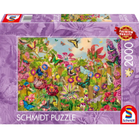 SCHMIDT Puzzle Okouzlující motýlí zahrada 2000 dílků