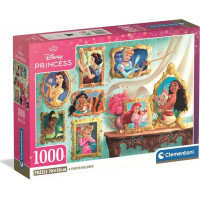 CLEMENTONI Puzzle Disney princezny: Obrazová galerie 1000 dílků
