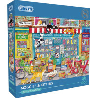 GIBSONS Puzzle Kočky a koťata 1000 dílků