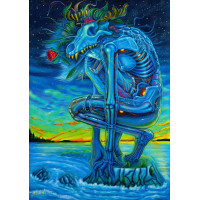 GOOD LOOT Puzzle Imagination: Kamil Jakóbczak - Bílý vlk 1000 dílků