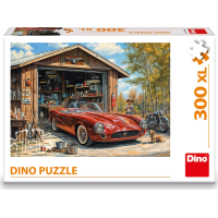 DINO Puzzle Jaguár v garáži 300 XL dílků