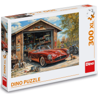 DINO Puzzle Jaguár v garáži 300 XL dílků