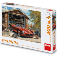 DINO Puzzle Jaguár v garáži 300 XL dílků